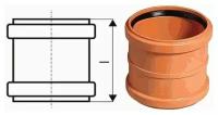 Муфта ремонтная (надвижная) наружная ПВХ д.110 Ostendorf