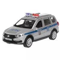 Полицейский автомобиль ТЕХНОПАРК Lada Granta Cross 2019 Полиция (GRANTACRS-12POL-SR) 1:32, 12 см