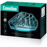 Ночник с 3D эффектом Camelion NL-404 Корабль