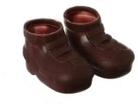 Ботинки для куклы «Липучки», длина подошвы — 7,2 см, ширина — 3,8 см, 1 пара, цвет коричневый