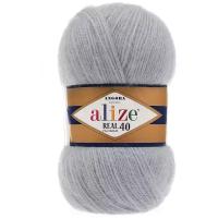 Пряжа Alize Angora Real 40, 40 % шерсть, 60 % акрил, 100 г, 430 м, 1 шт., 021 430 м