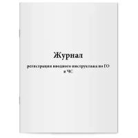 Журнал регистрации вводного инструктажа по ГО и ЧС