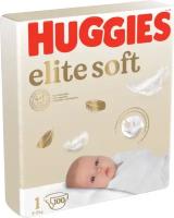 Huggies подгузники Elite Soft 1, 3-5 кг, 100 шт