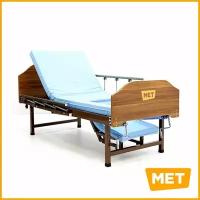 Кровать медицинская механическая функциональная - MET STAUT на ножках без матраса