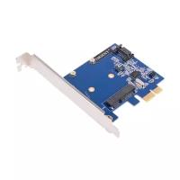 Контроллер SATA3 Orient A1061MS PCI-Express на SATA и mSATA внутренние до 6TB чип ASM1061