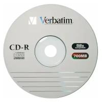 Диск CD-R VERBATIM 700 Mb 52х в конверте