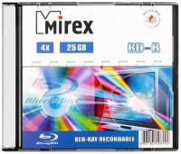 Диск BD-R 25 Gb Mirex 4x Slim box, 1 шт