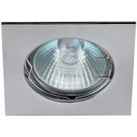 Kl2 ch светильник эра литой квадрат mr16, 12v/220v, 50w хром, 1шт, ЭРА, Kl2 ch, C0043660