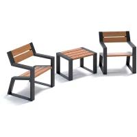 Комплект уличной мебели «Street Cafe Mountain» 740 (два кресла и столик), термососна