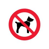 Запрещающий Запрещается вход (проход) с животными P14