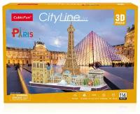 3D пазлы Париж CityLine