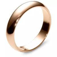 Обручальное кольцо из золота, ширина 4 мм
