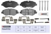 Комплект тормозных дисковых колодок передн. с уст. комплектом, эл. дат MARSHALL M2629192