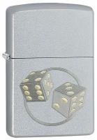 Зажигалка Zippo 29412 Dice Satin Chrome