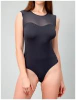 Боди SeamlessFLEX Body Transparenza, graphite (серый), 4L-48