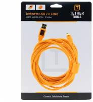 Tether Tools Кабель Tether Tools TetherPro USB 2.0 to Micro-B 5-Pin 4.6m Orange (CU5430ORG)