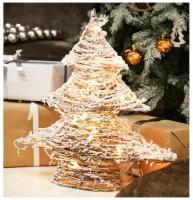 Декоративная светящаяся елка Сноувальд 60 см на батарейках (Peha)