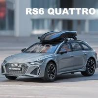 Коллекционная модель Audi RS6 Avant 1:24 с багажником (металл, свет, звук)