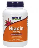 Now Foods, Niacin 500mg, Ниацин, 500 мг, 250 tablets, 250 таблеток