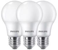 Упаковка светодиодных ламп 3 шт Philips ESS LEDBulb 7W E27 3000K 230V А55