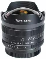 Объектив 7artisans 7.5mm F2.8 II micro 4/3