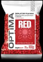 DEPILTOUCH PROFESSIONAL Optima Red Пленочный воск для депиляции в гранулах, 100 гр