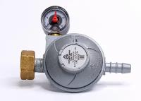 Регулятор (редуктор) давления для газовых бытовых баллонов тип 694 с манометром, Cavagna group (Италия), под шланг