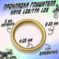 Прокладка глушителя на питбайк KAYO 125/TTR 125