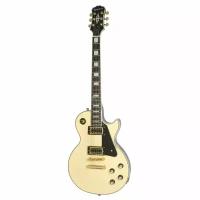 Электрогитара Epiphone Les Paul Custom (Black Back) Antique Ivory