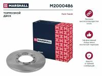 Тормозной диск задний MARSHALL M2000486 для Ford Transit 06- // кросс-номер TRW DF6049 // OEM 1464031; 6C112A315AA; 6C112A315AB; 1371420