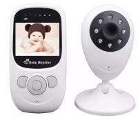 Многофункциональная беспроводная радио-видеоняня Чехол. ру Babymonitor MC-8011 с колыбельными мелодиями и ночным видением