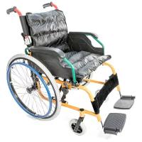 Кресло коляска инвалидная детская с пневматическими задними колесами FS980LA-35 Мега-Оптим