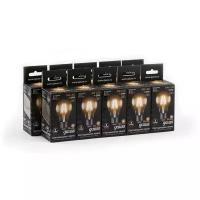 Упаковка светодиодных ламп 10 шт gauss LED Filament E27, A60, 6Вт, 2700К