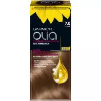 GARNIER Olia стойкая крем-краска для волос, 7.0 русый, 112 мл