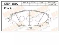 Колодки дисковые Masuma AN-732K (1/12) MS-1530, MS1530 MASUMA MS-1530