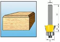 Фреза кромочная конусная 25градусов 21х9,5х8х32х2Т Makita D-10621