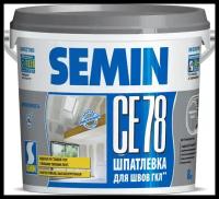 Шпатлевка SEMIN СЕ 78 (для швов, серая крышка) 8 кг