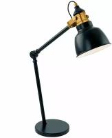 Лампа декоративная EGLO Thornford 49523, E27, 40 Вт, черный