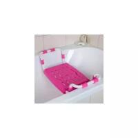 Сиденье для ванны раздвижное, розовый, 64 x 29 x 14 см