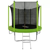 Батут с защитной сеткой Arland 8FT / 244 см Light Green (внутренняя сетка)