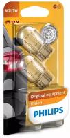 PHILIPS Лампа периферийная W21/5W 12V 21/5W Блистер 2 шт. 12066B2