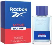 REEBOK Move Your Spirit For Men, Туалетная вода, спрей 50 мл