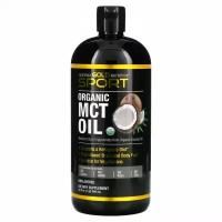 California Gold Nutrition, SPORTS, органическое масло MCT, неароматизированное, 946 мл (32 жидк. унции)