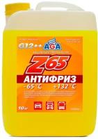 Aga Aga044z_антифриз 10Kg!Готовый К Применению, Желтый, -65С AGA арт. AGA044Z