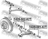 Болт эксцентрик SSANG YONG ACTYON SPORTS/REXTON/KYRON рем. к-кт, 1429001KIT FEBEST 1429-001-KIT