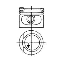 Поршень, 93928620 Kolbenschmidt 93 928 620