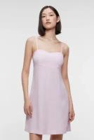 Платье Befree Платье мини льняное приталенное на тонких бретельках 2321584586-97-L светло-розовый размер L