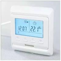 Терморегулятор для теплого пола FUJIHOME FH-700, программируемый, цвет: белый