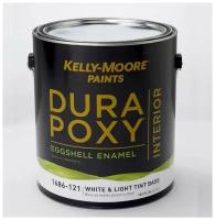 Краска интерьерная суперпрочная антивандальная Kelly-Moor Durapoxy Interior Paint белая 3,78л