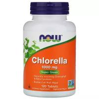 Таблетки NOW Chlorella 1000 мг, 210 г, 1000 мг, 120 шт